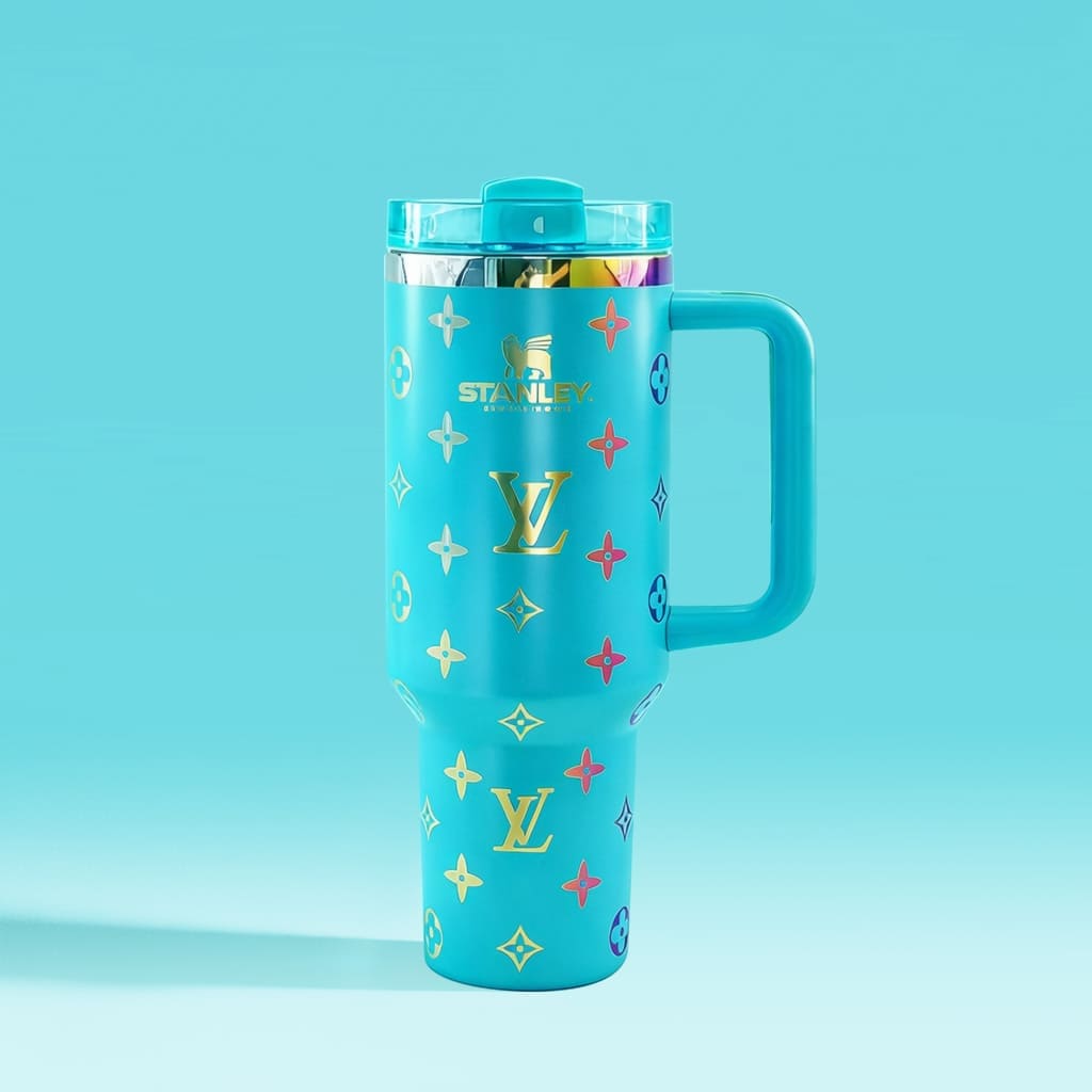 Aqua Glow Iridescent Tumbler