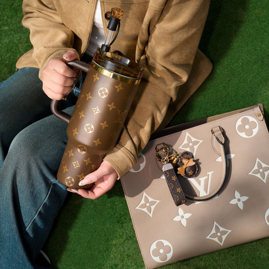 Luxury Monogram Tumbler