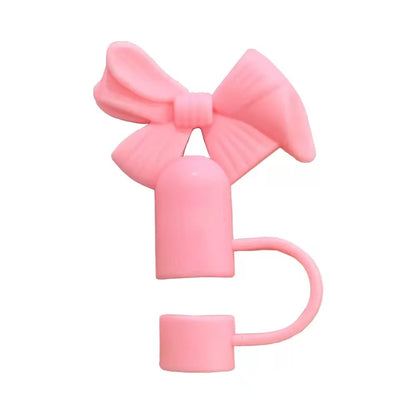 Bow Bliss Straw Charm( 4 pack )