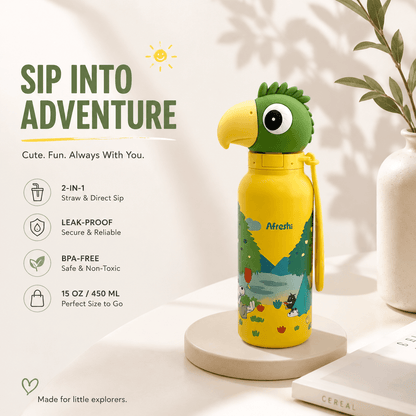 Parrot Adventure Water Bottle