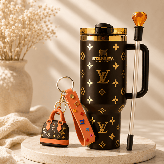 Elite Luxe Monogram Tumbler