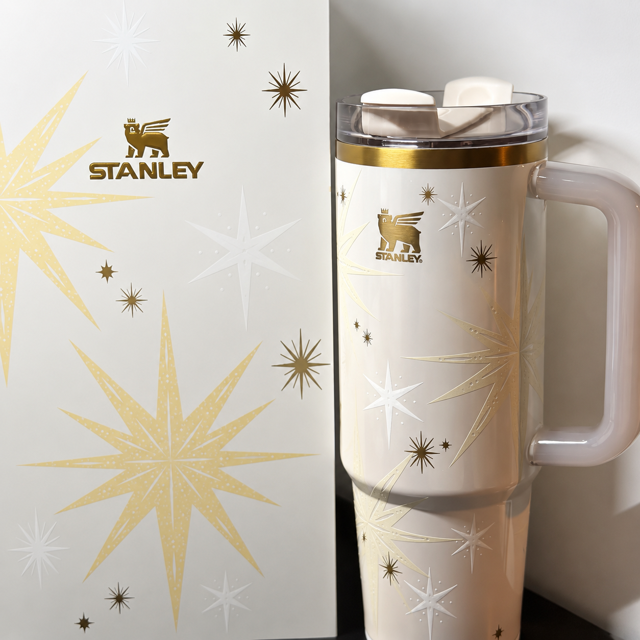 Celestial Star Stanley 40oz Insulated Tumbler with Charm
