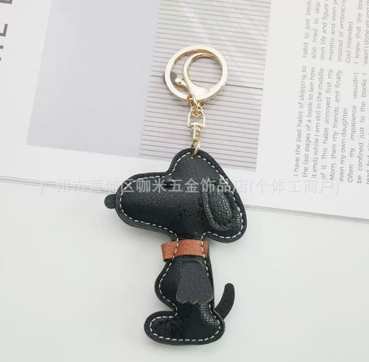 Classic Pup Leather Keychain(2 Pack)